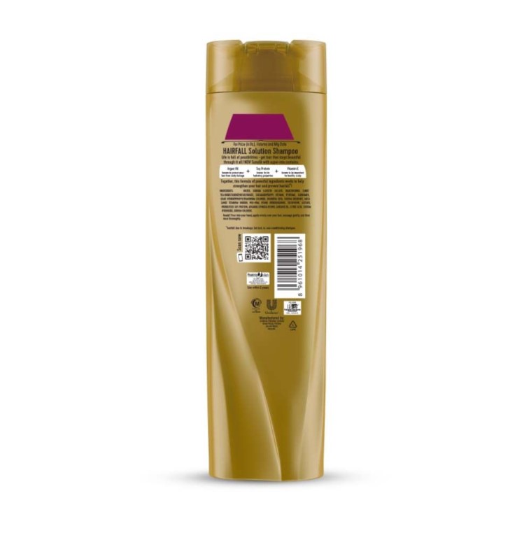 Sunsilk Hair Fall Solution Argan Oil, Soy Protein &amp; Vitamin E Shampoo, 185ml